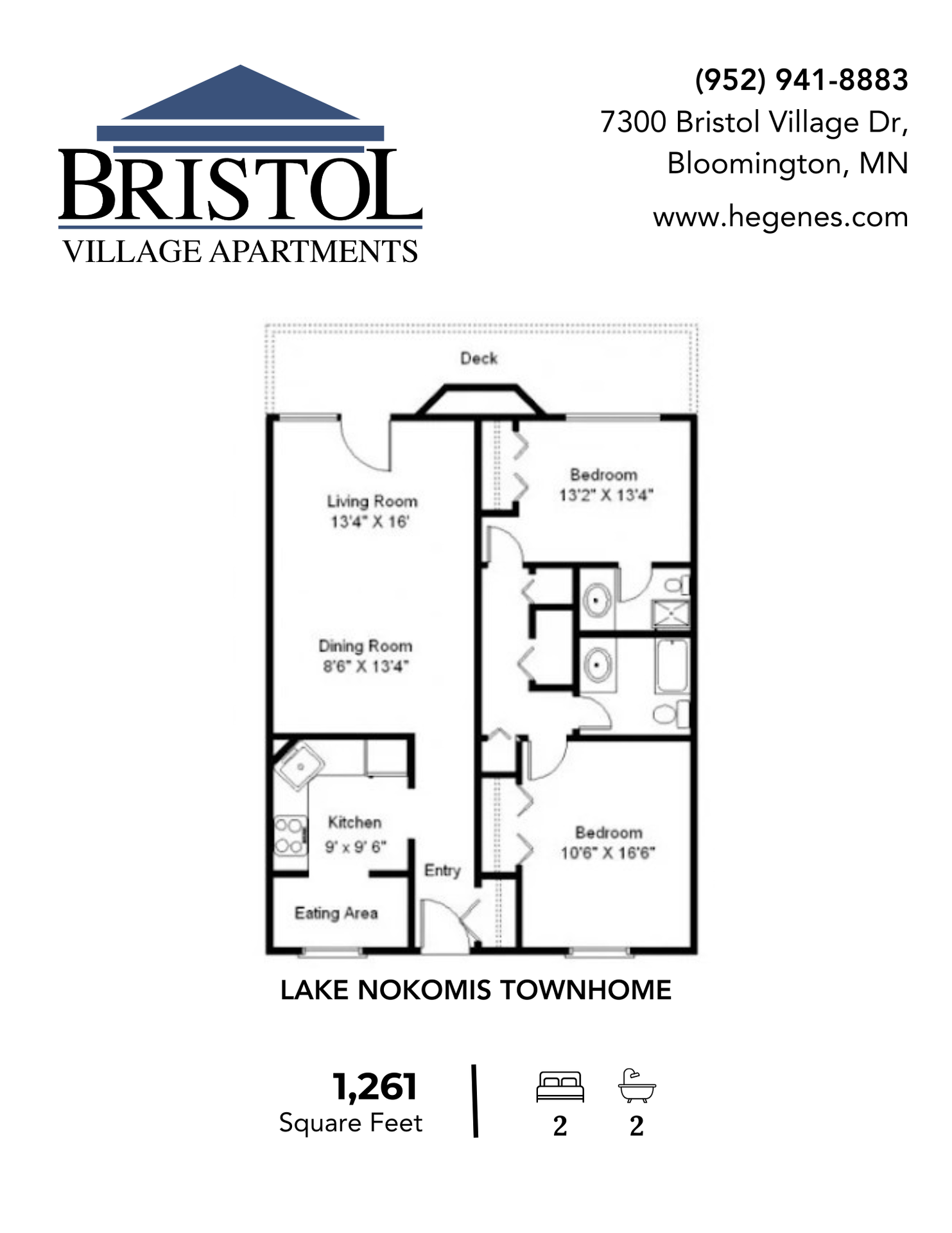 Bloomington Townhome: 7301 Bristol Village Dr