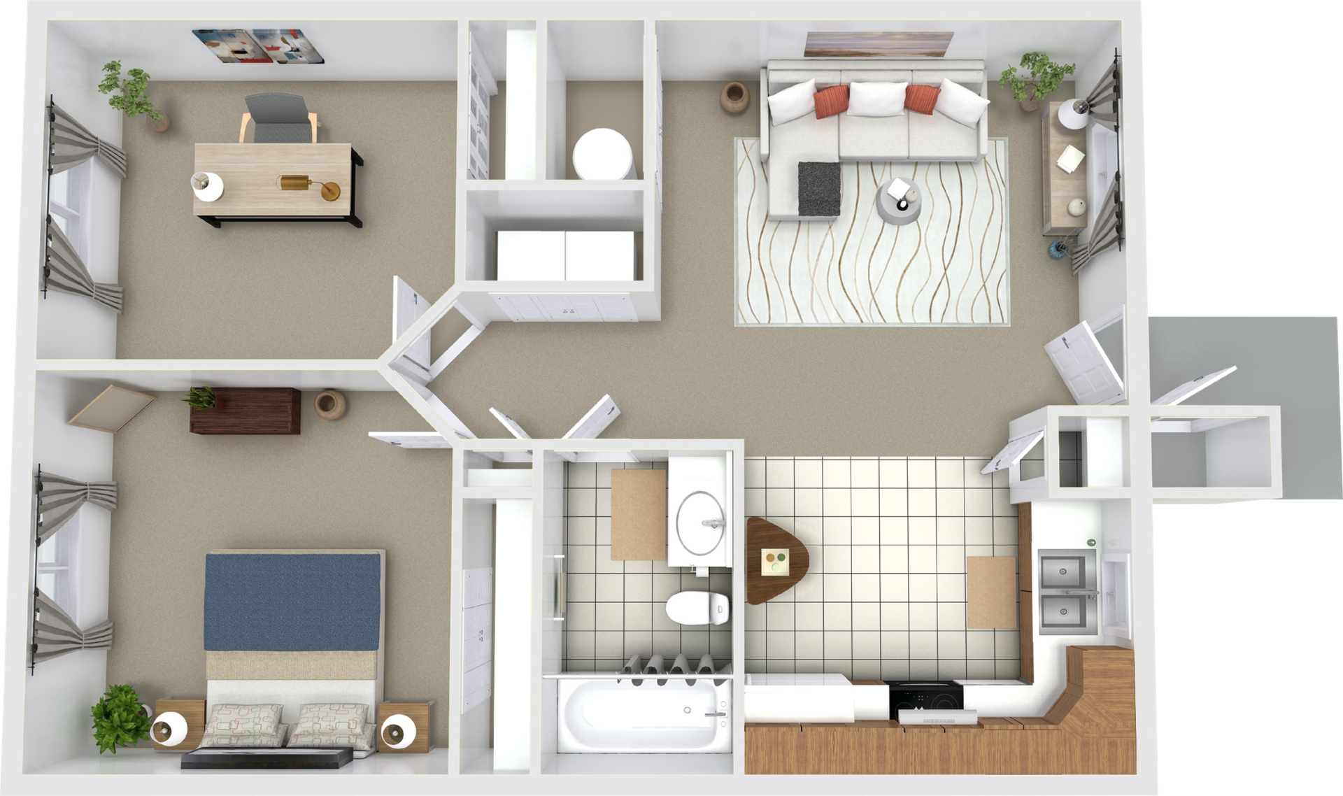 Rexburg Apartment: 347 S 4th W