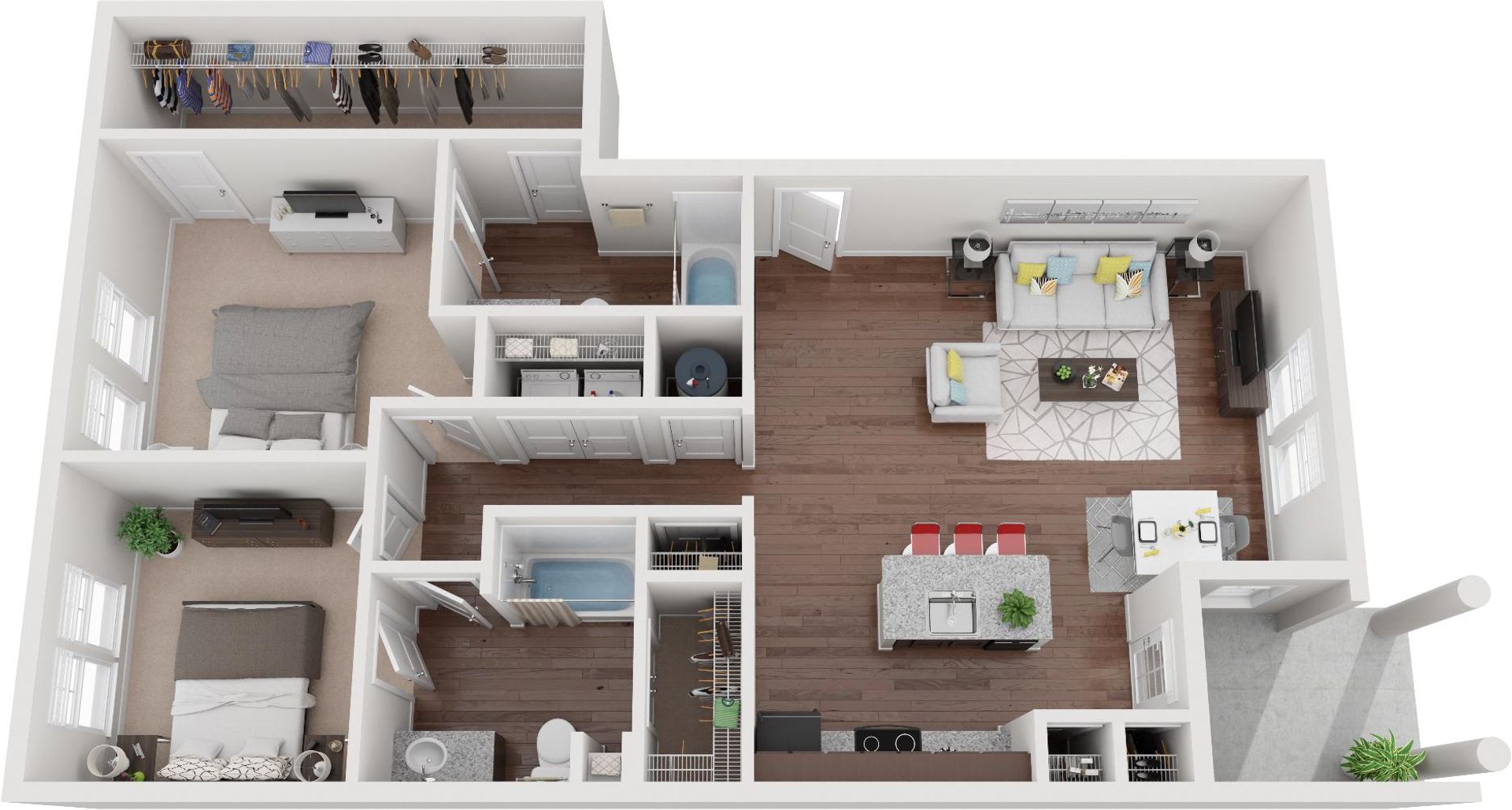 Jackson Apartment: 102 Jackson Walk Plaza