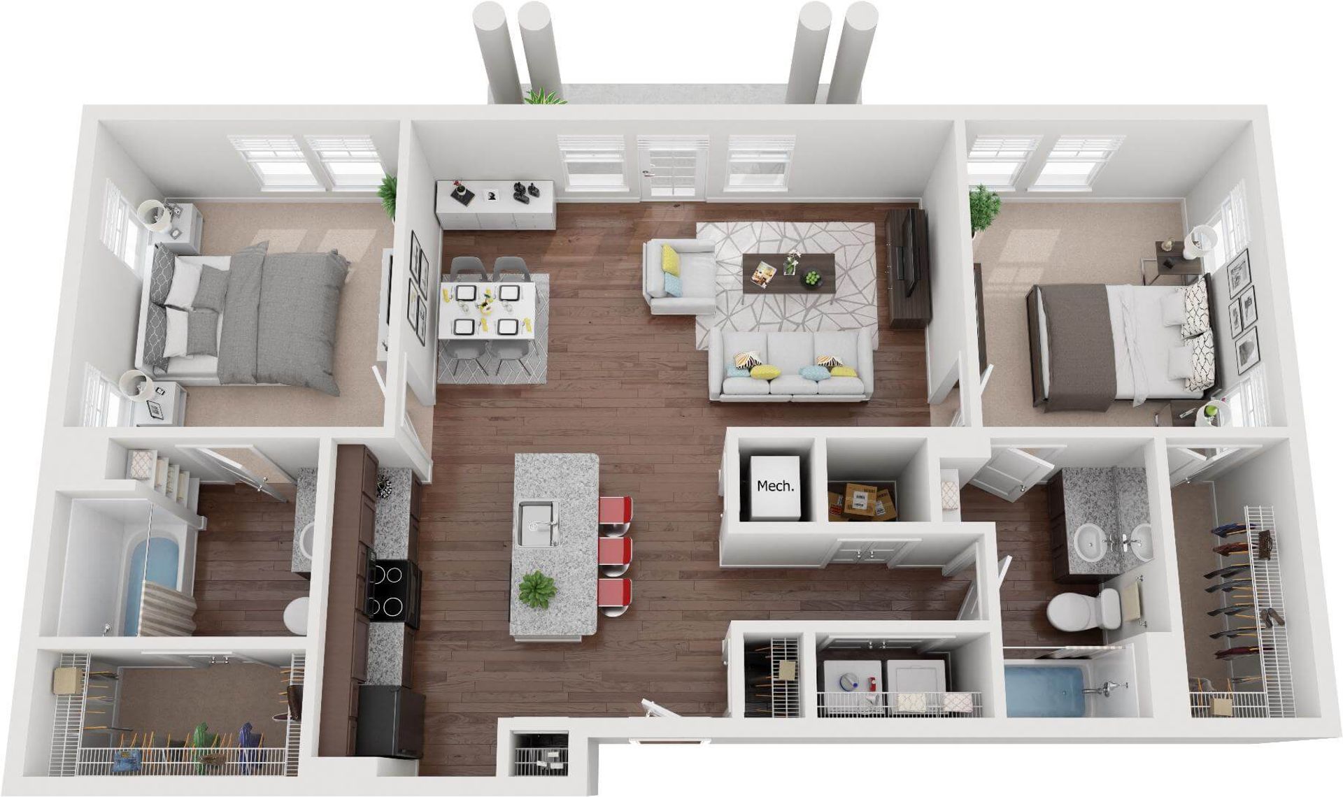 Jackson Apartment: 102 Jackson Walk Plaza