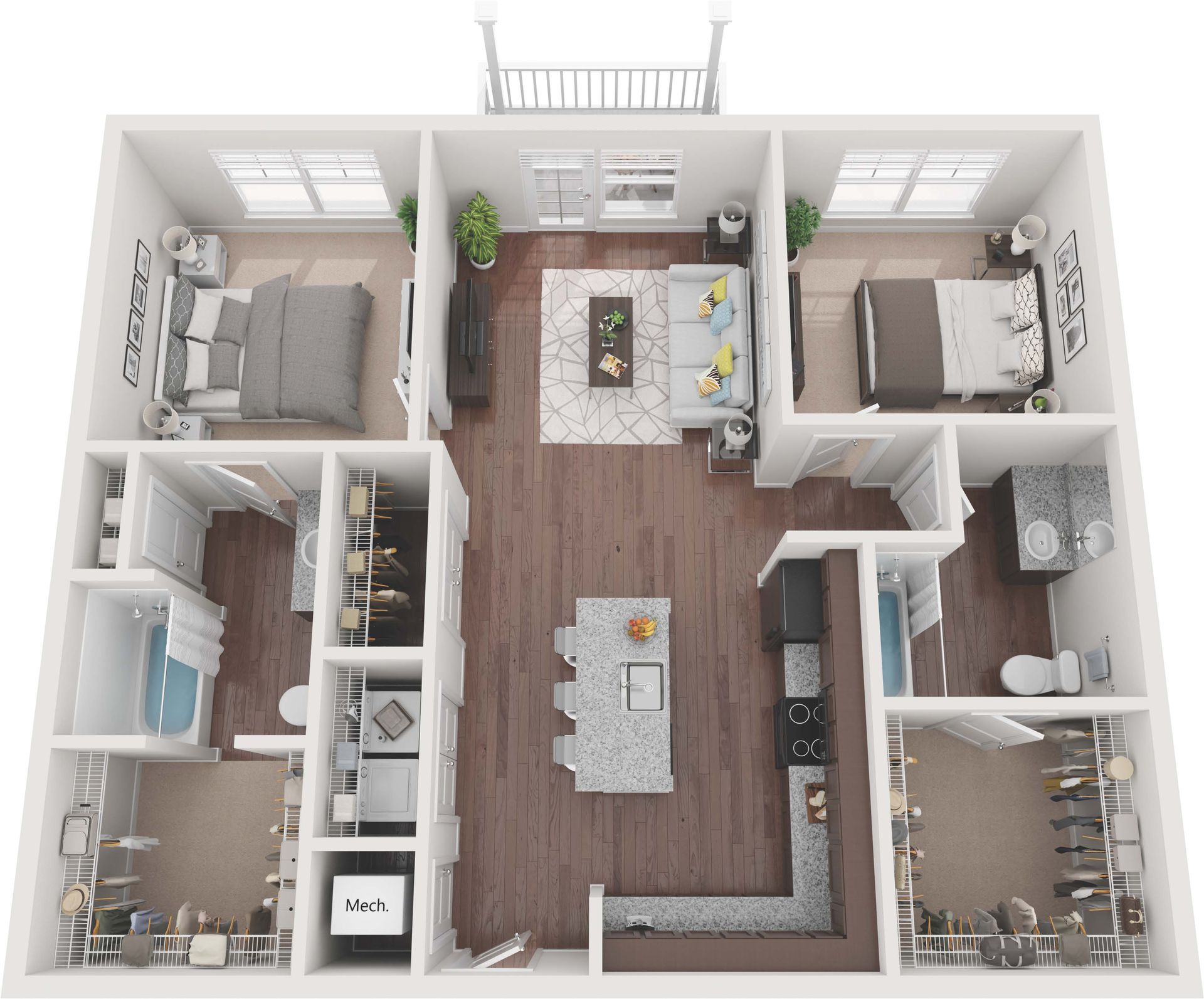 Jackson Apartment: 102 Jackson Walk Plaza