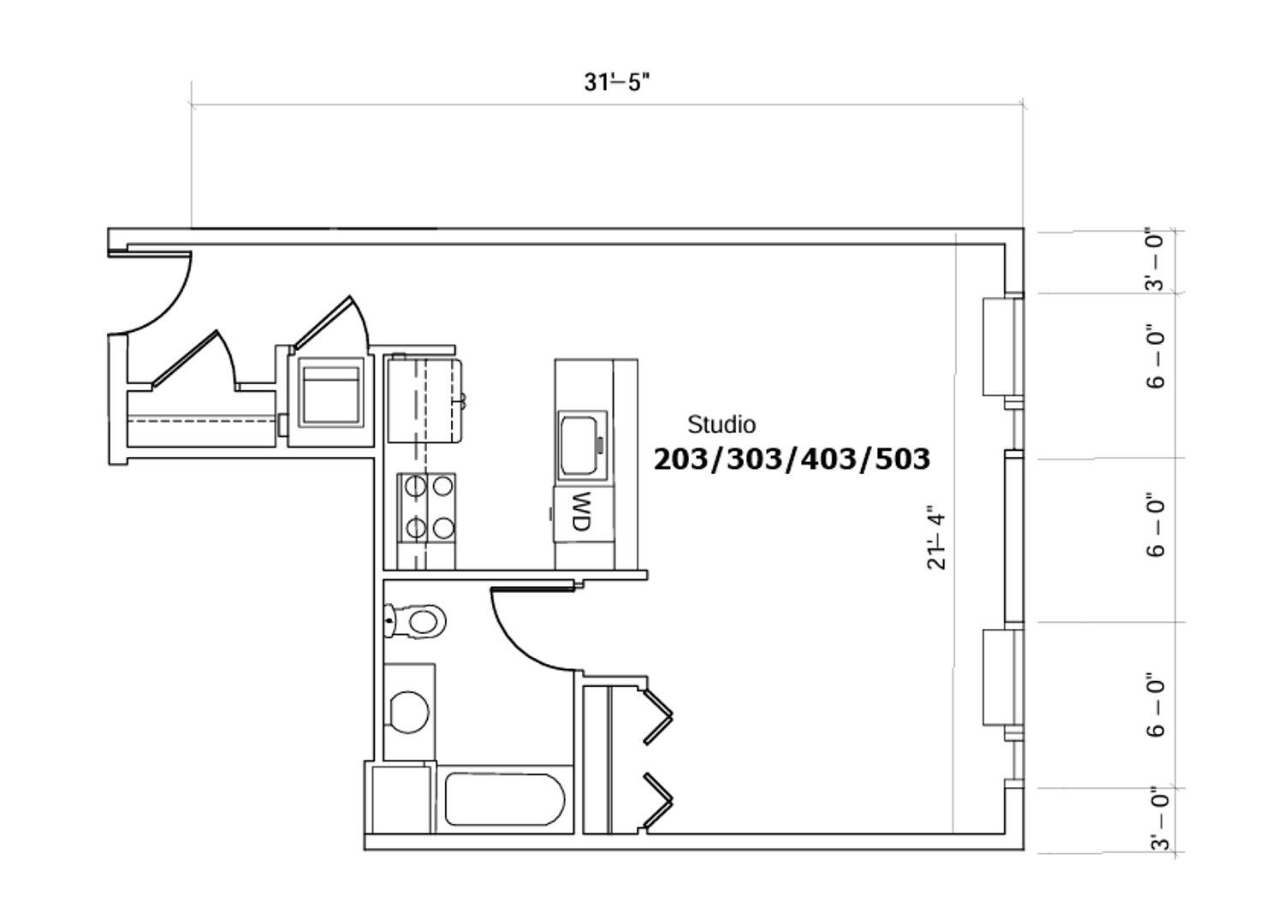 Harrison Apartment: 550 Halstead Avenue