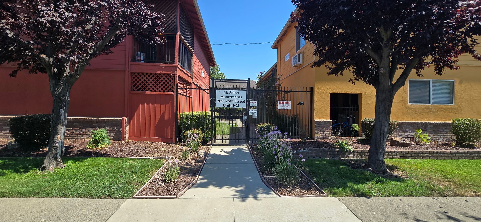 Sacramento Apartment: McWelsh Apartments at 2651 26th St - 2638 27th St