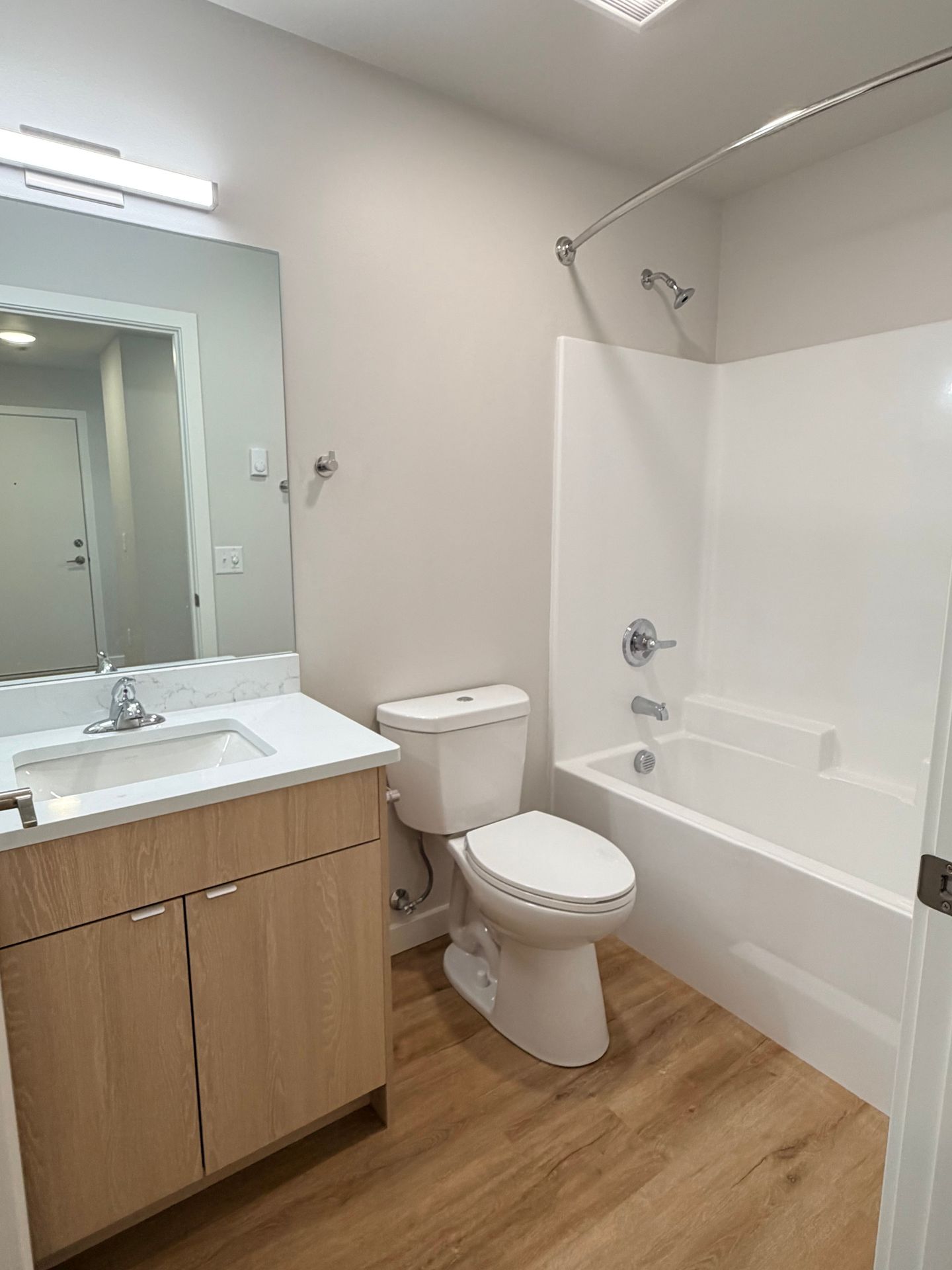 Fully renovated with creative finishes! 2 bed, 2 baths, a/c, dishwasher, w/d, covered parking and VIEWS! 8 of 12