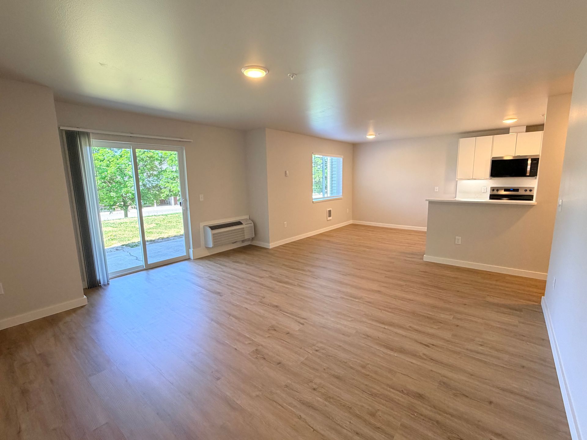 Fully renovated with creative finishes! 2 bed, 2 baths, a/c, dishwasher, w/d, covered parking and VIEWS! 5 of 12