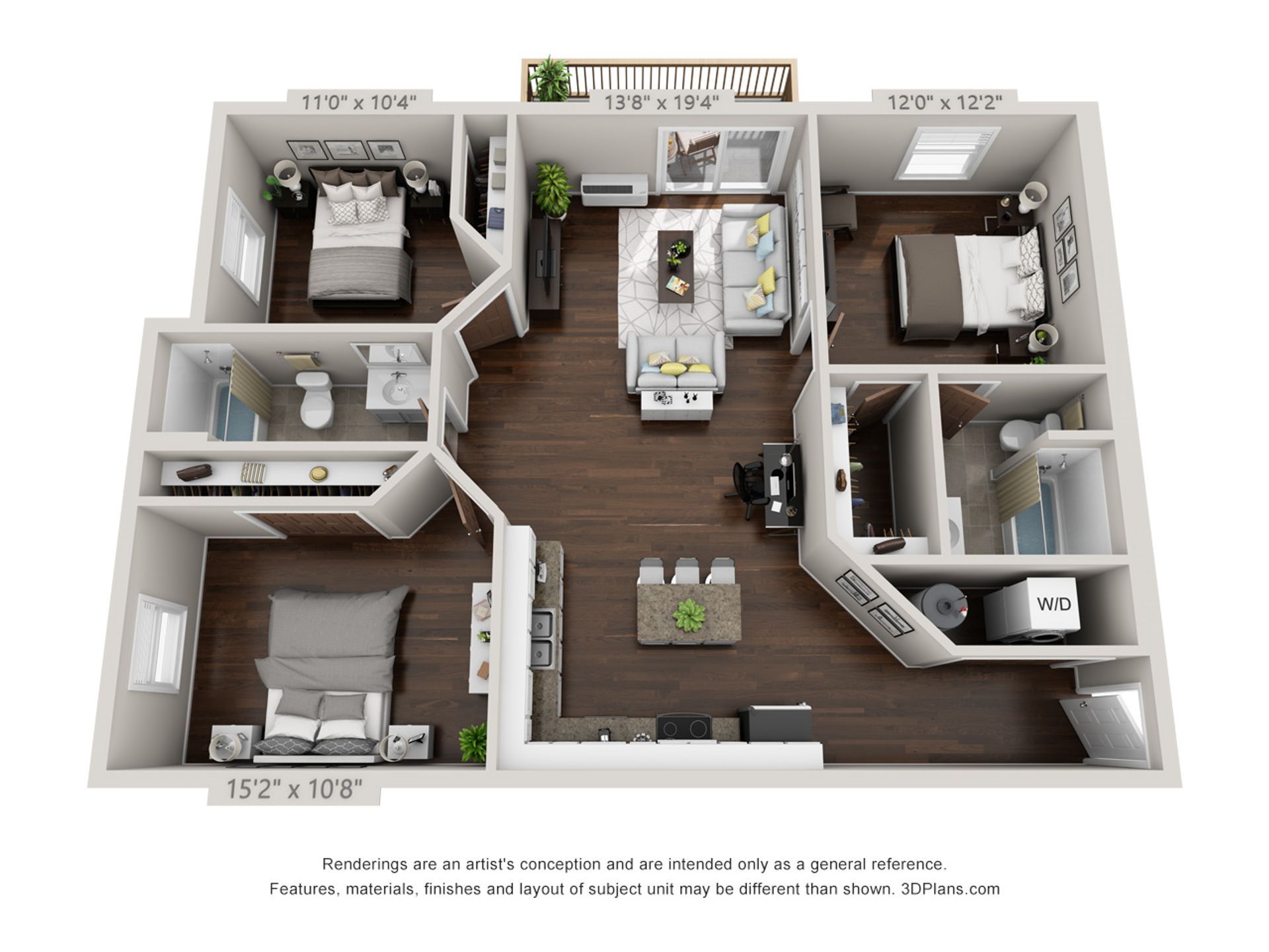 Willmar Apartment: 1011 30th St. NW