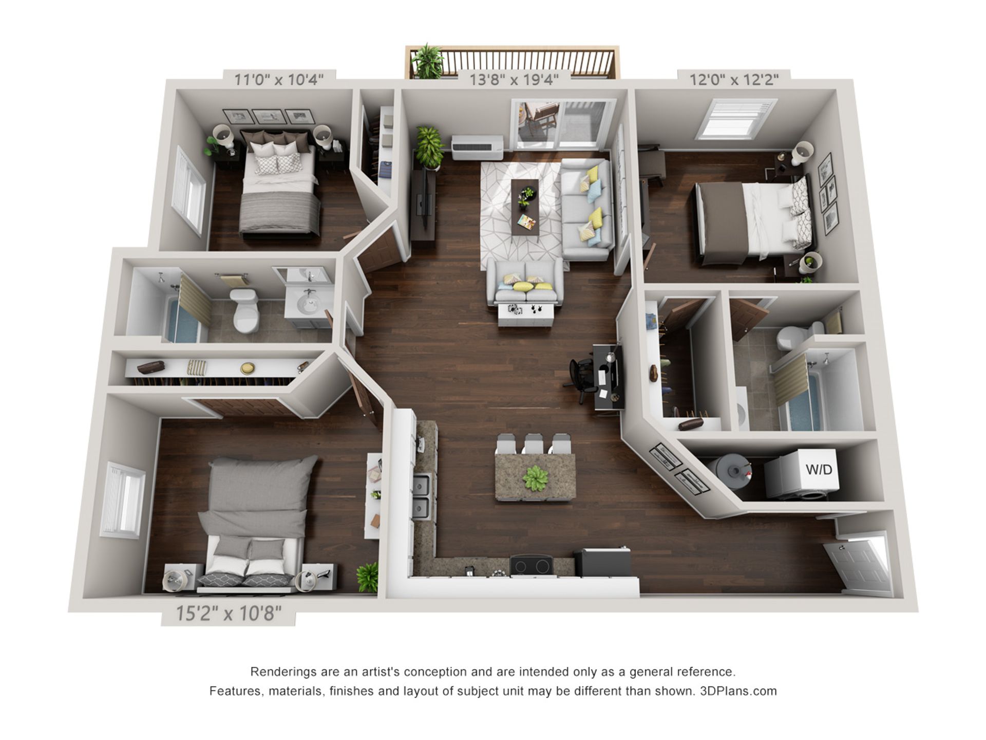 Willmar Apartment: 1011 30th St. NW