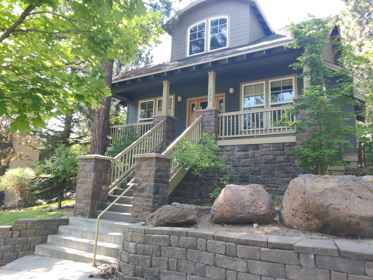 Charming 3x2.5 Modern Craftsman Home in NW Crossing with Private Backyard Oasis and Bonus Room Upstairs 