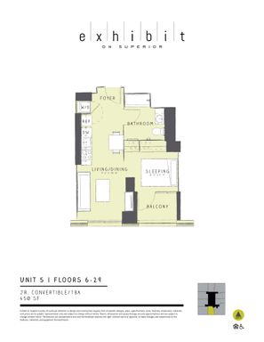 Apartment 1705 interior
