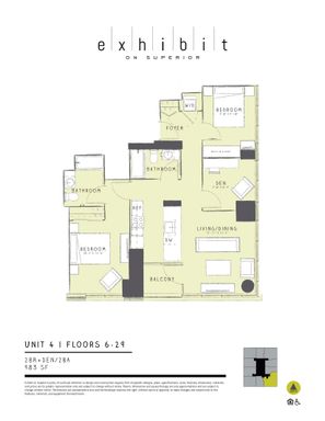 Apartment 2504 interior
