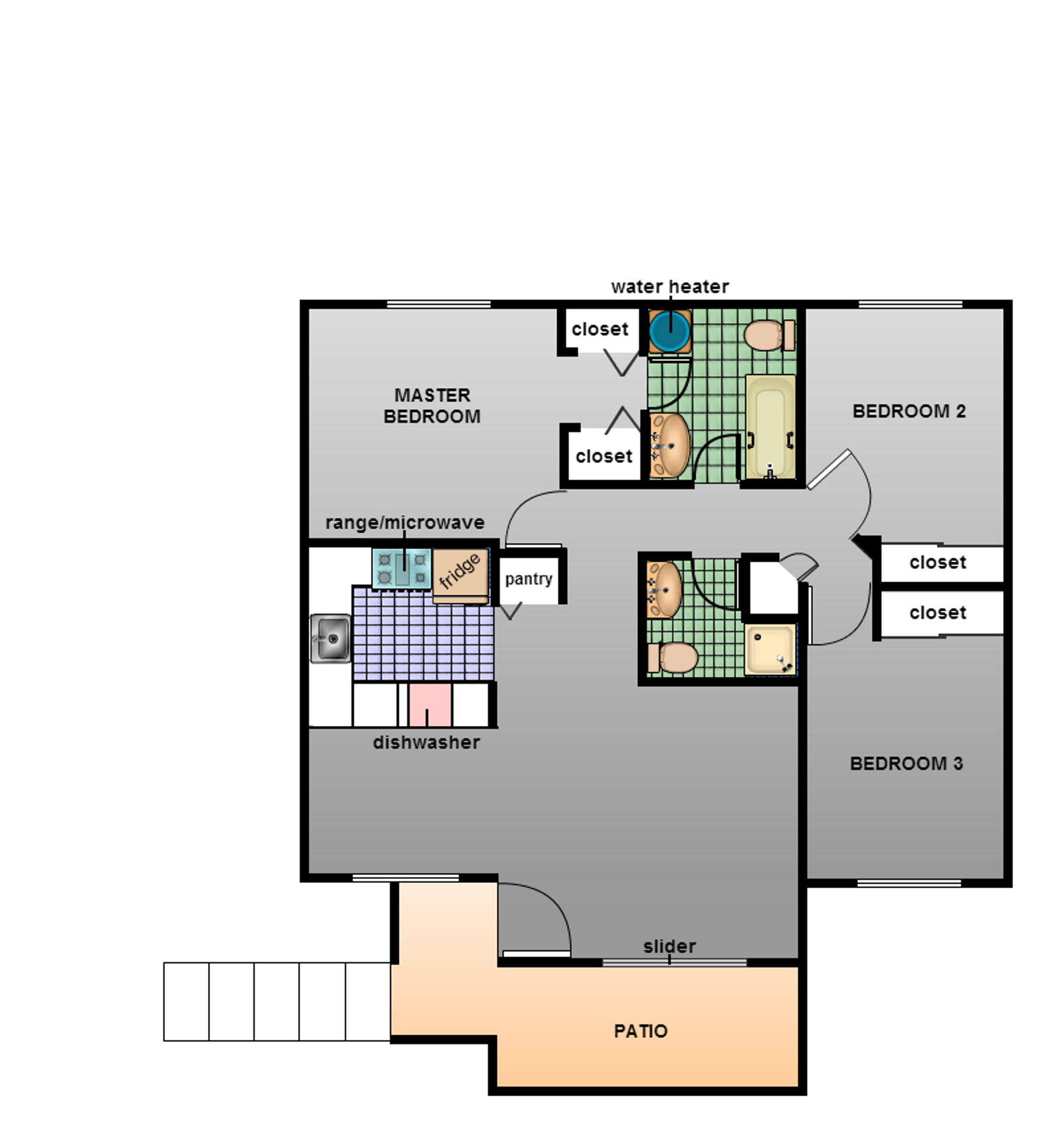 Chico Apartment: 632 W 2nd Ave