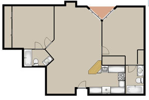 Los Angeles Apartment: 1229 N. Sycamore Ave.