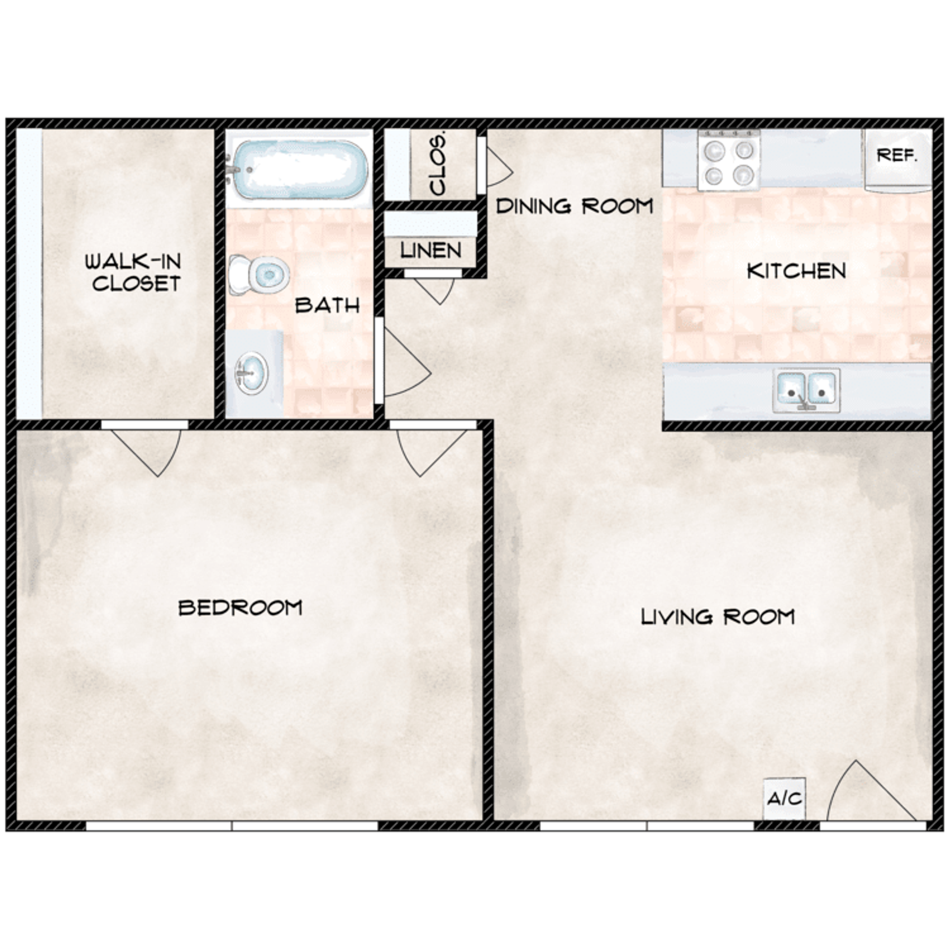 Lakeside Apartment: 12802 Mapleview St.