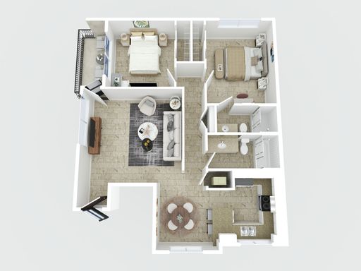 Spacious 2-Bedroom Apartment with Balcony in San Pedro – photo 1