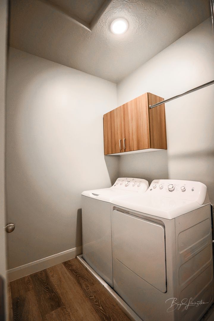 Laundry room at Cambria 21