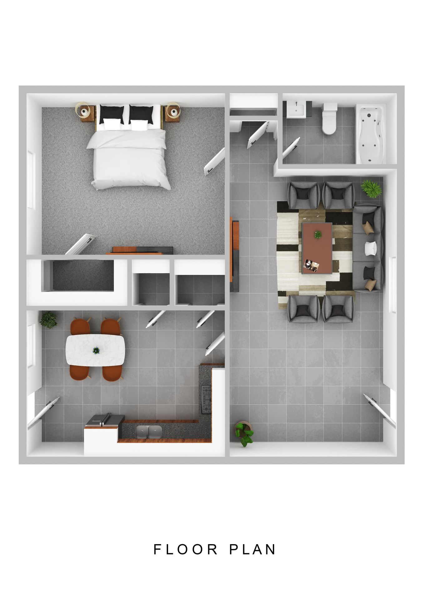 Forest Park Apartment: 4735 Courtney Drive