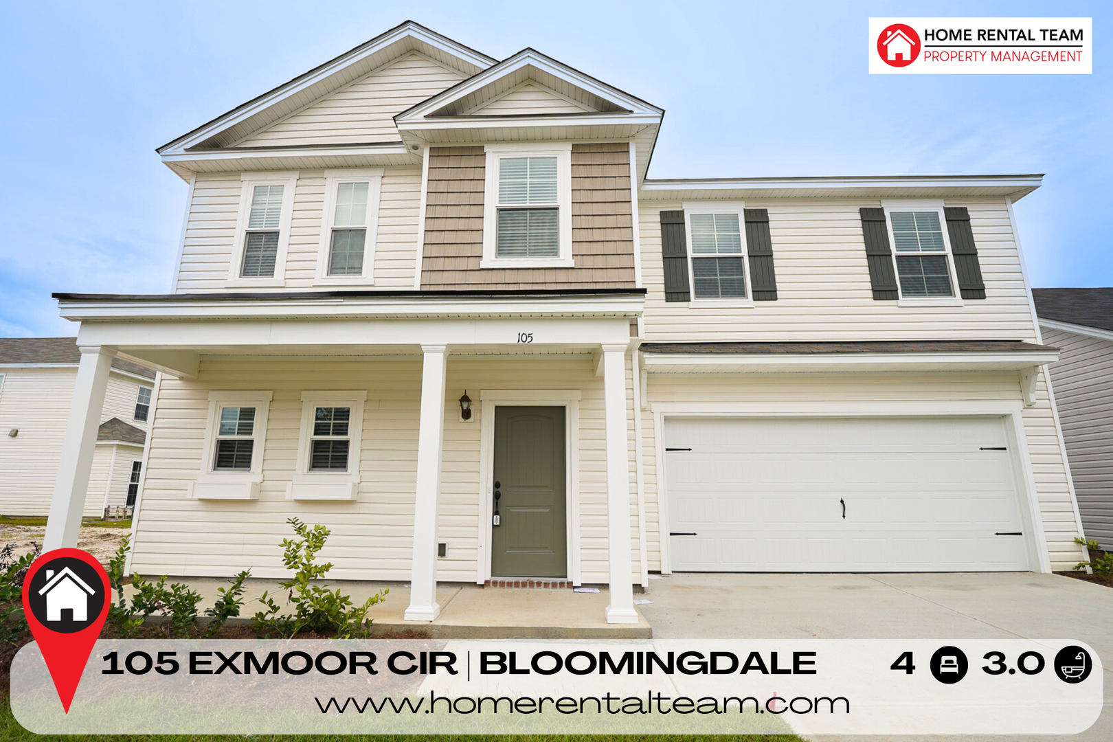 Bloomingdale House: 105 Exmoor Circle