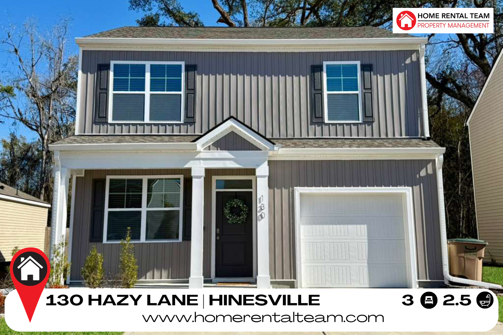 Hinesville House: 130 Hazy Ln
