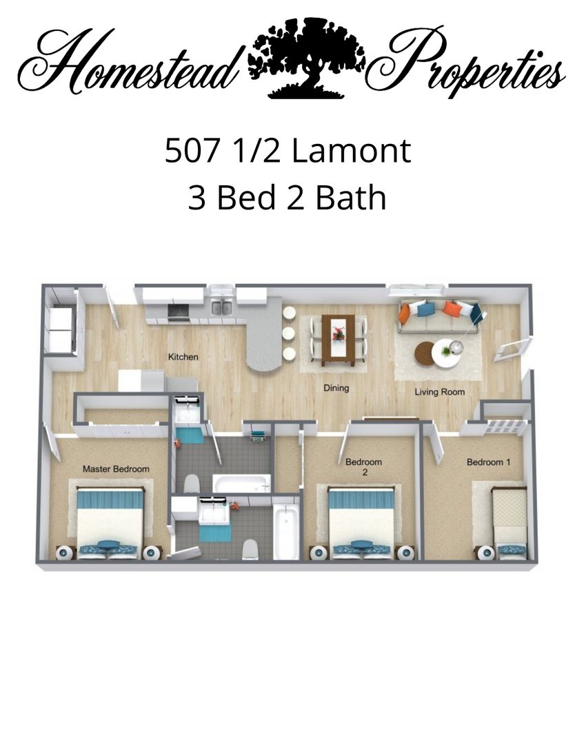 Johnson City House: 507 1/2 Lamont St