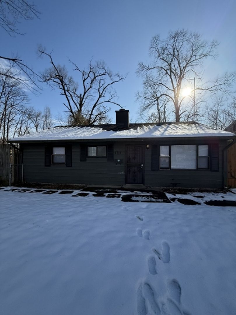 Indianapolis House: 4715 East 33rd Street