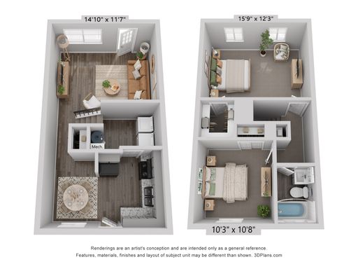 Stylish 2BR Townhome Near Easton Town Center with W/D Hookups - Your Perfect Urban Oasis – photo 1