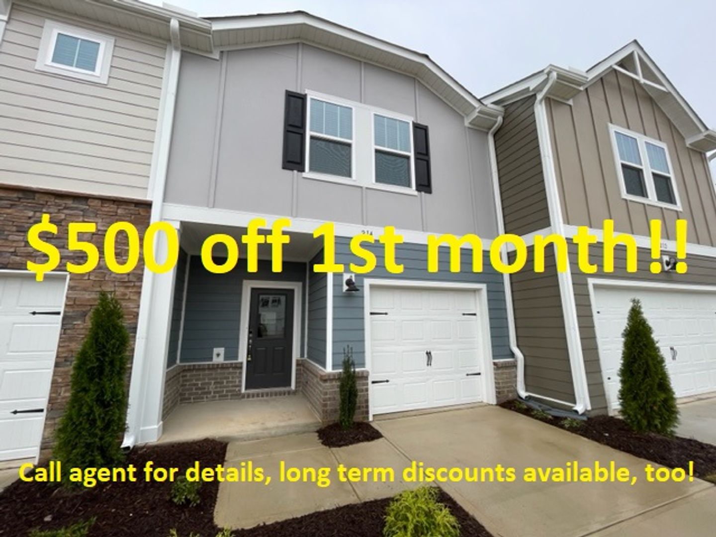 Fuquay-Varina Townhome: 214 Brook Farm Ln.