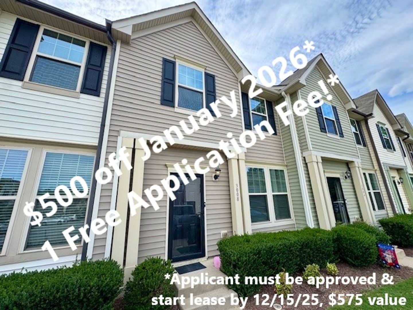 Raleigh Townhome: 3008 Haskell Dr.