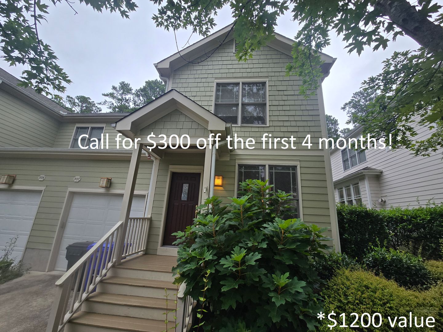 Chapel Hill Townhome: 307 Charleston Ln