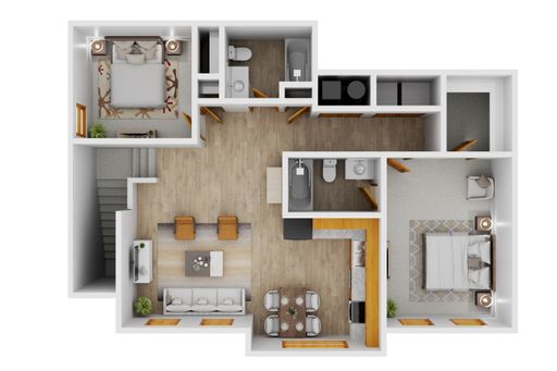 2 Bedroom/2 Bathroom Townhome – photo 1