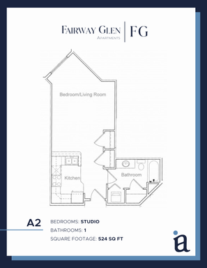 STUDIO/1 BATH--Discover Modern Studio Living at Fairway Glen Apartments!