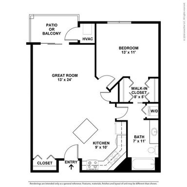 Large, top floor, 1-bedroom with washer & dryer in unit! – photo 1