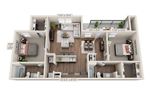 Affordable Newly Renovated Apartment Homess!