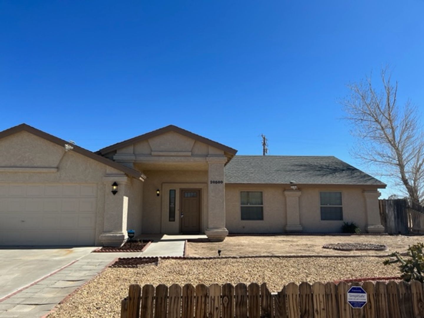 CALIFORNIA CITY. House: 20500 COOPER DR.