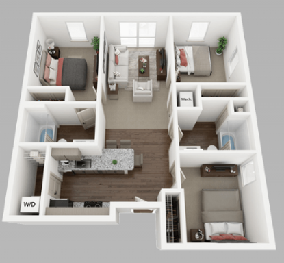 3 Bedroom Apartment with 2 FULL Bathrooms!! – photo 1