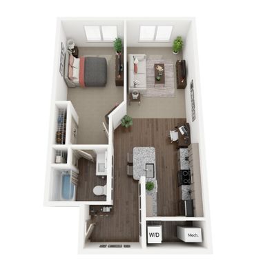 Luxury One Bedroom Apartment!! – photo 1
