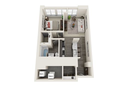 Remodeled One Bedroom Apartment – photo 1