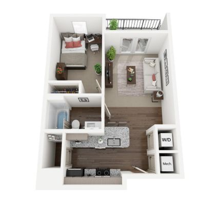 Luxury One Bedroom Apartment!! – photo 1