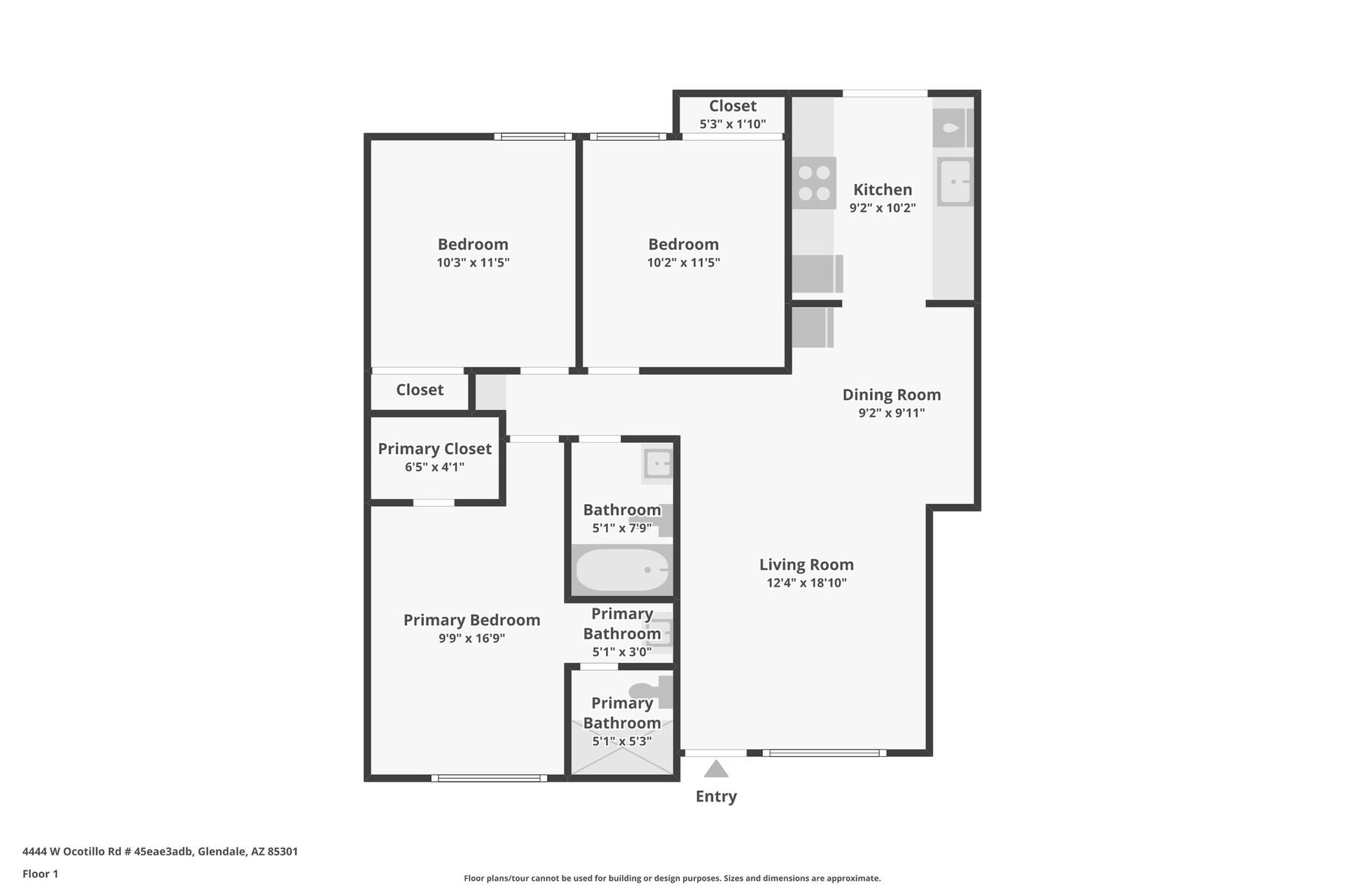 Glendale Apartment: 4444 W Ocotillo Rd.