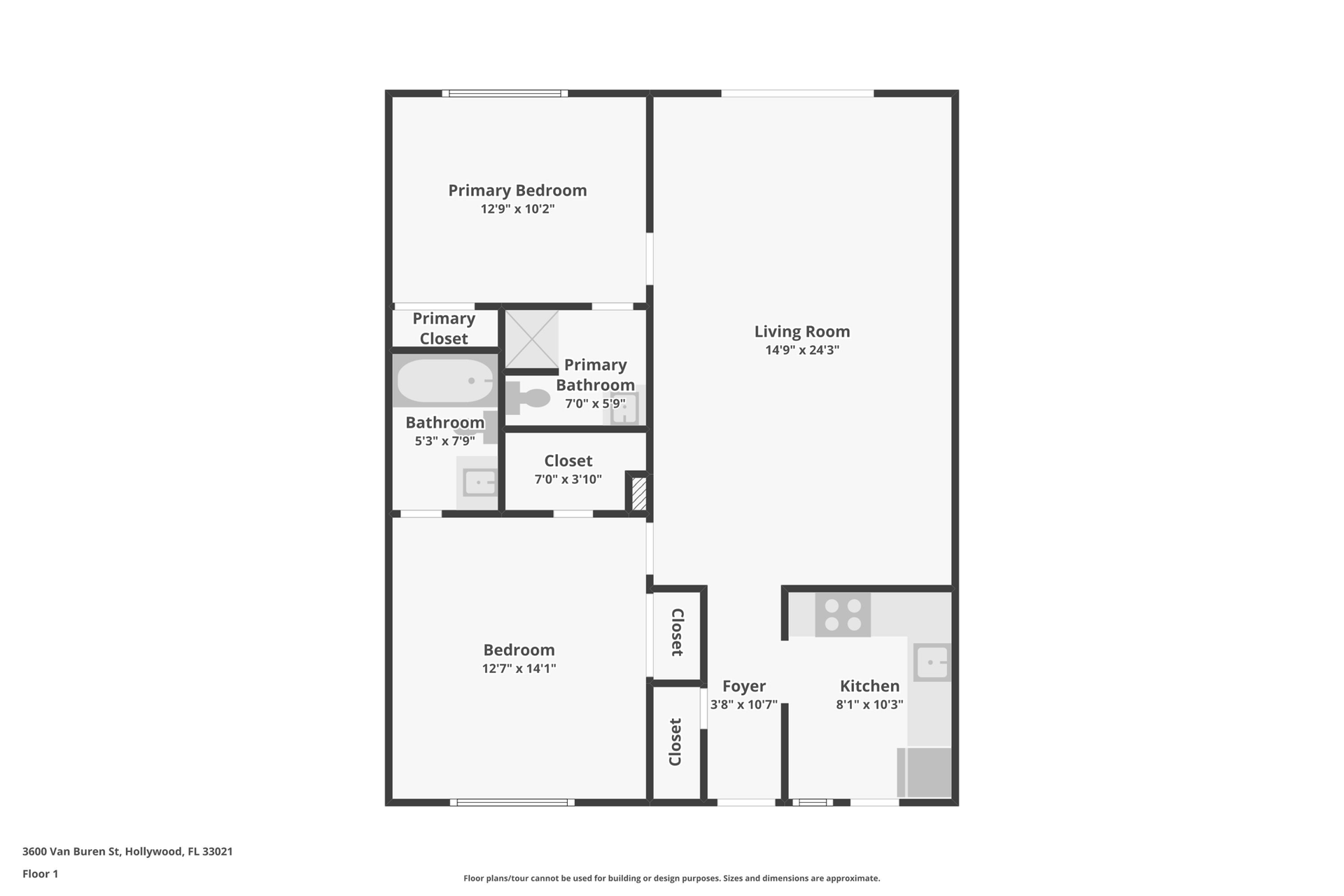 Hollywood Apartment: 3600 Van Buren St