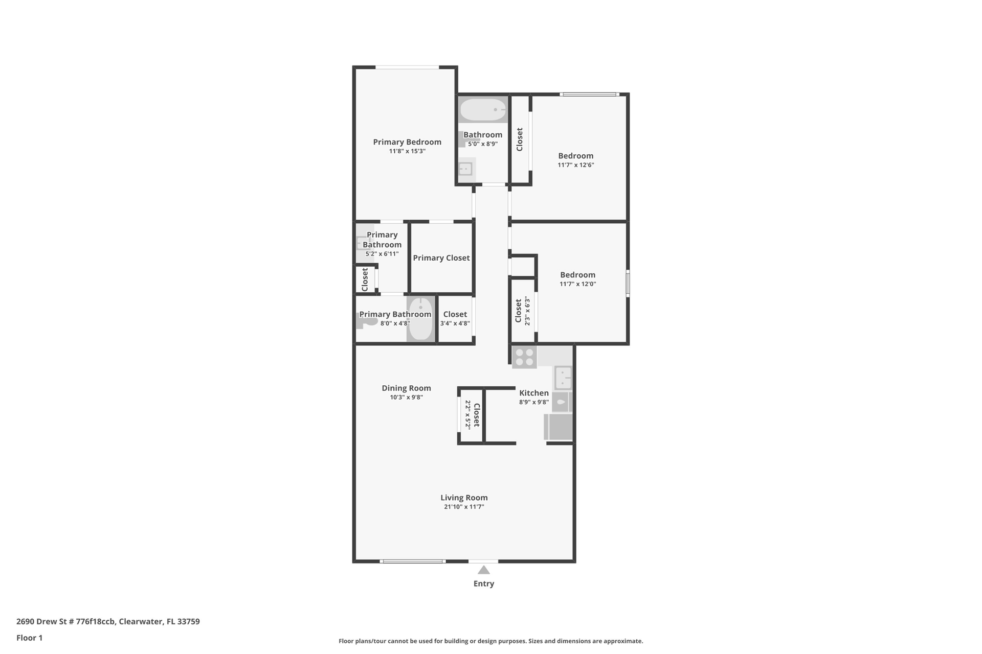 Clearwater Apartment: 2690 Drew Street