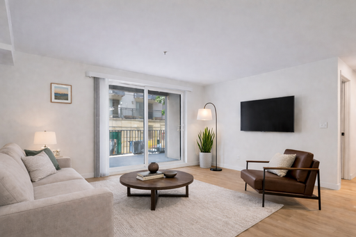 Spacious 2x2 at Ainsley with Balcony, Tall Ceilings & Secure Parking – photo 1