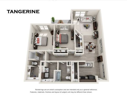 First floor 2BR/2BA