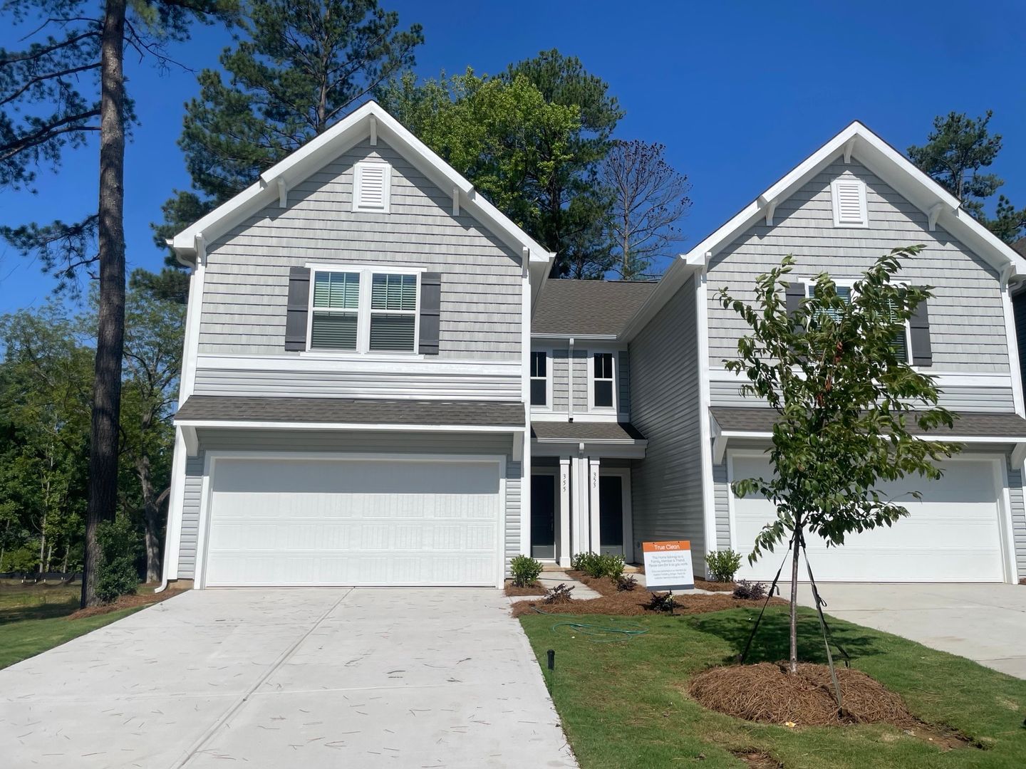 3 Bedroom paired home with 2 car garage minutes from shopping and  I-85 