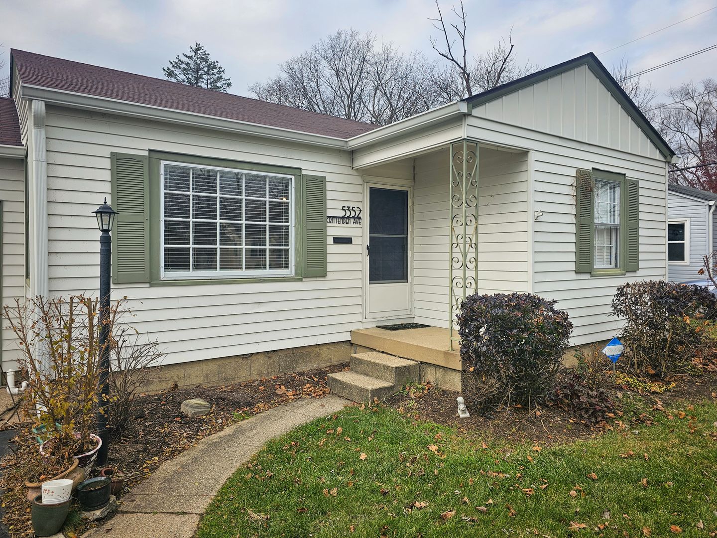 Indianapolis House: 5352 Crittenden Ave