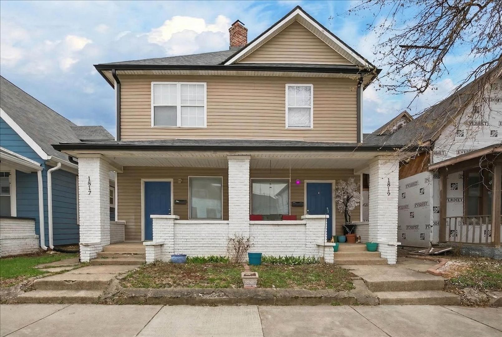 Indianapolis Apartment: 1817 1819  Union St