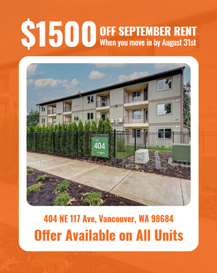 $1500 Off September Rent If you Move In By September 1st! – photo 1