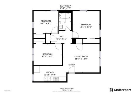 2027-2028 School Year 109 Kent Terr Apt C 3 bedroom / 1 bath – photo 1