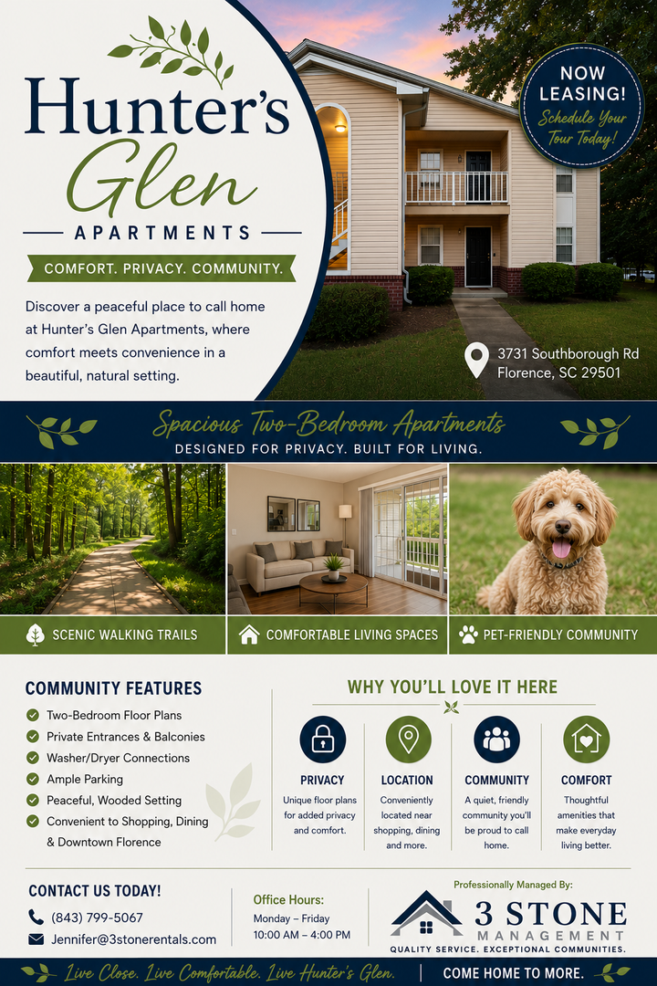 Florence Apartment: 3731 Southborough Road