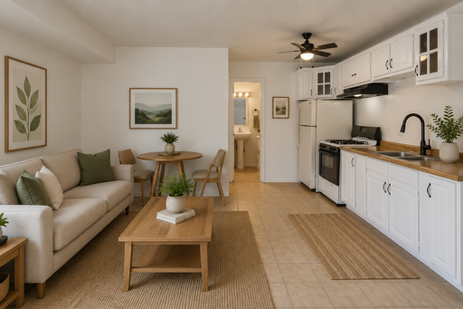 1 Month Free Rent! PET FRIENDLY! Priced improvement!!! $100.00 off of $899.00Rent All Utilities paid & Refrigerated Air. Spacious studio with large bedroom and office space – photo 1