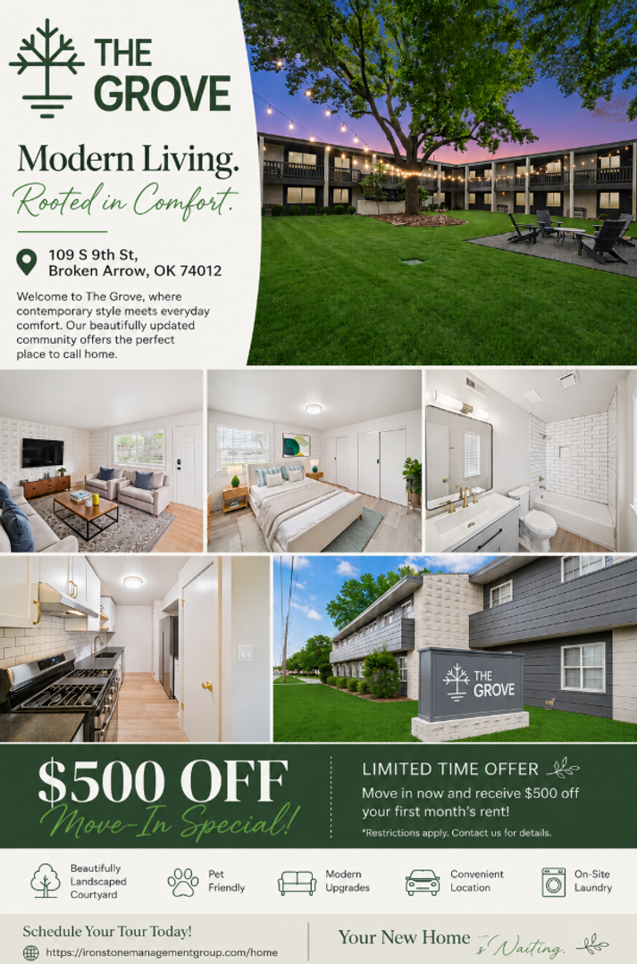 Broken Arrow Apartment: 109 S 9th Avenue